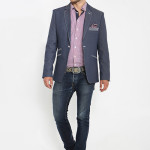 Marynarka Męska Hugo Ciemny